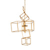 Wildwood Cubist Gold Chandelier