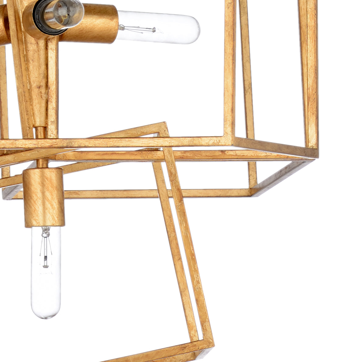 Wildwood Cubist Gold Chandelier