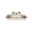 Wildwood Moon Nickel Flush Mount