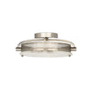 Wildwood Moon Nickel Flush Mount