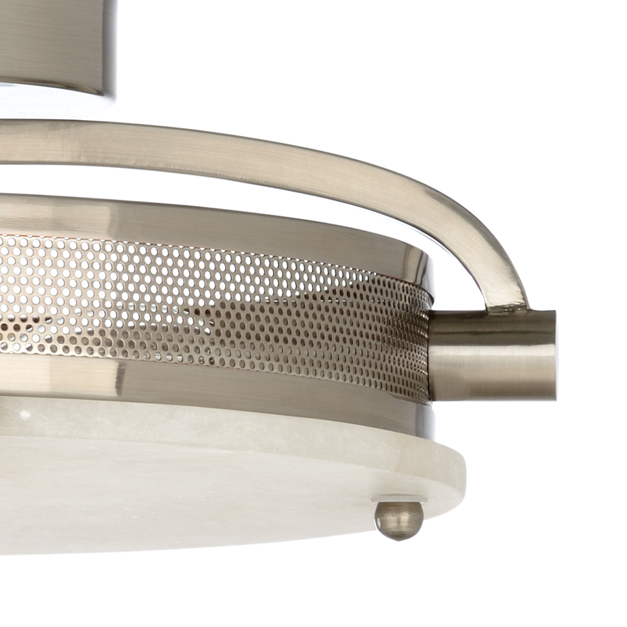 Wildwood Moon Nickel Flush Mount