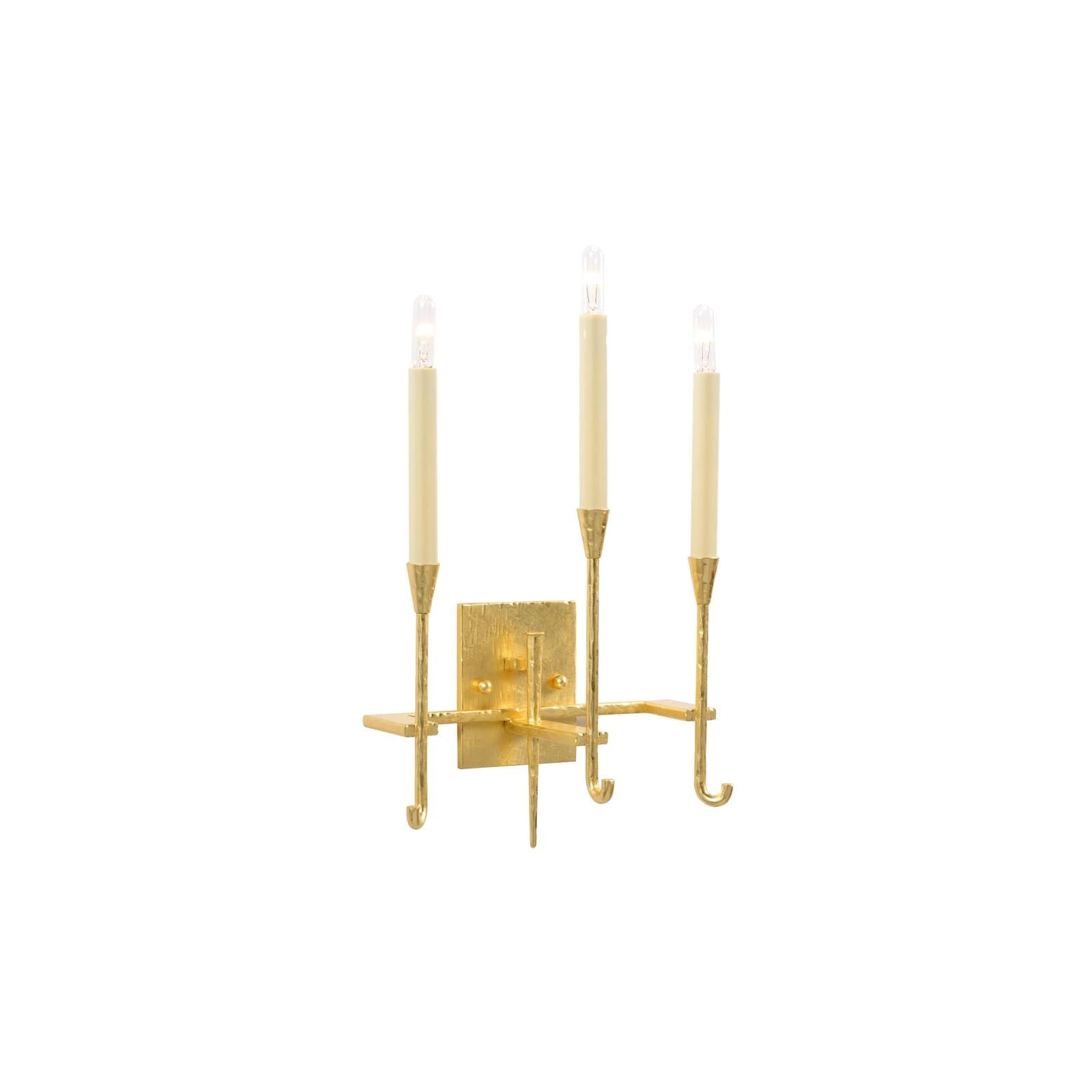 Wildwood Diego Gold Leaf Sconce