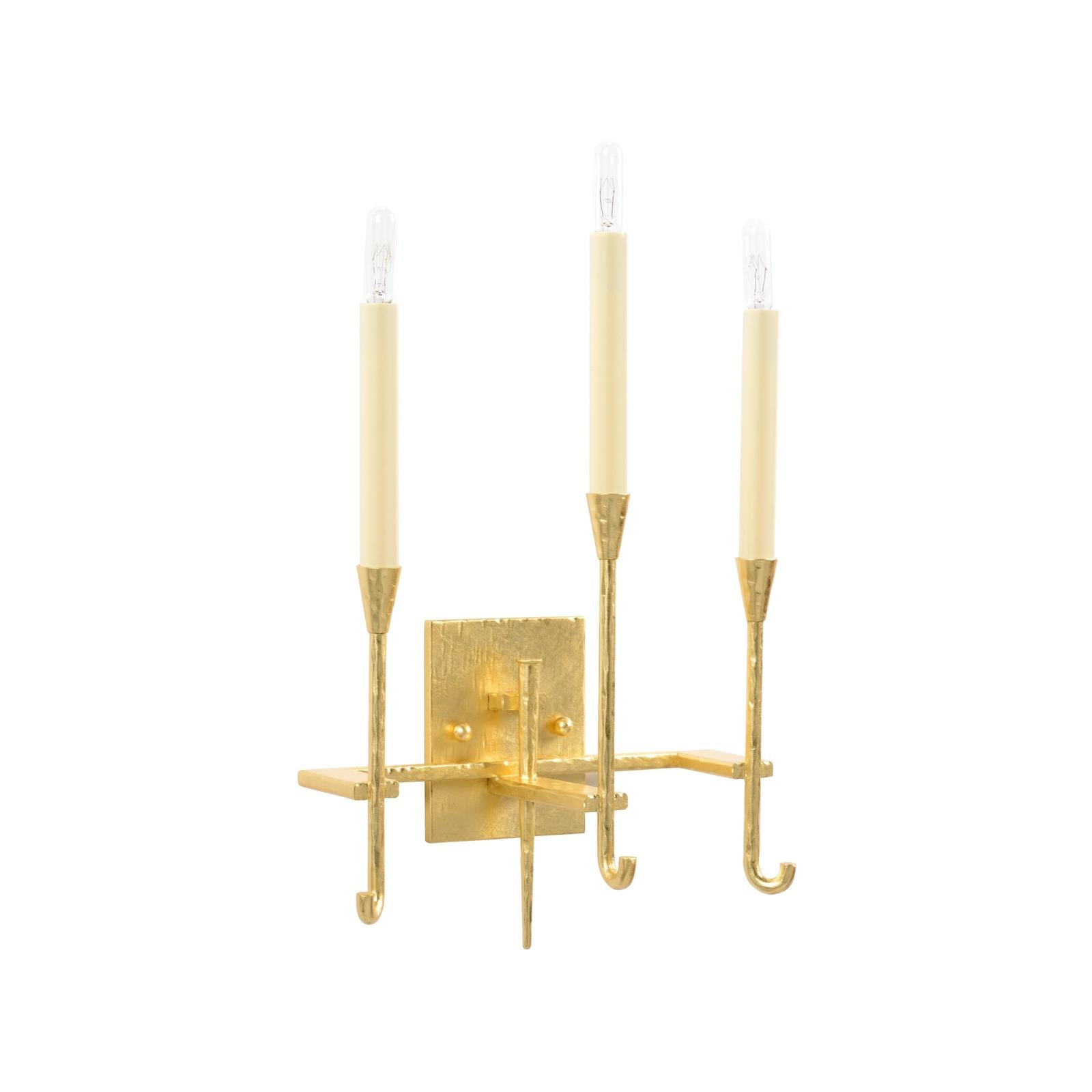 Wildwood Diego Gold Leaf Sconce