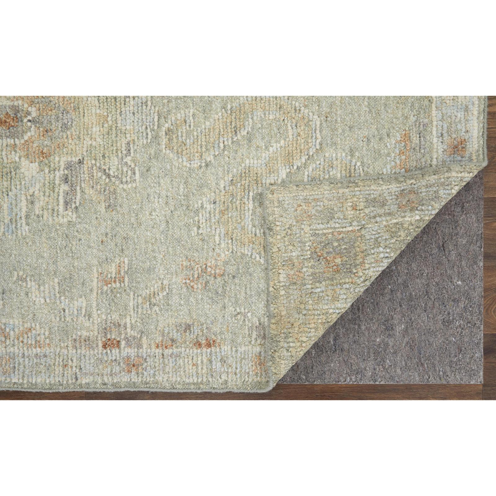 Feizy Grafton 69FNF Transitional Floral & Botanical Rug in Gray/Green/Blue