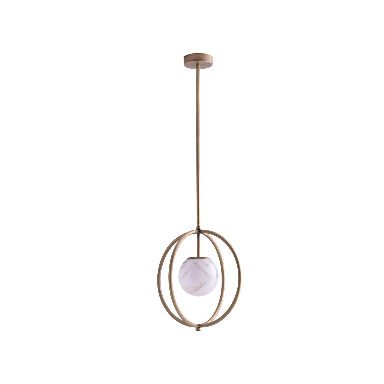 Wildwood Donata Bronze Marble Pendant