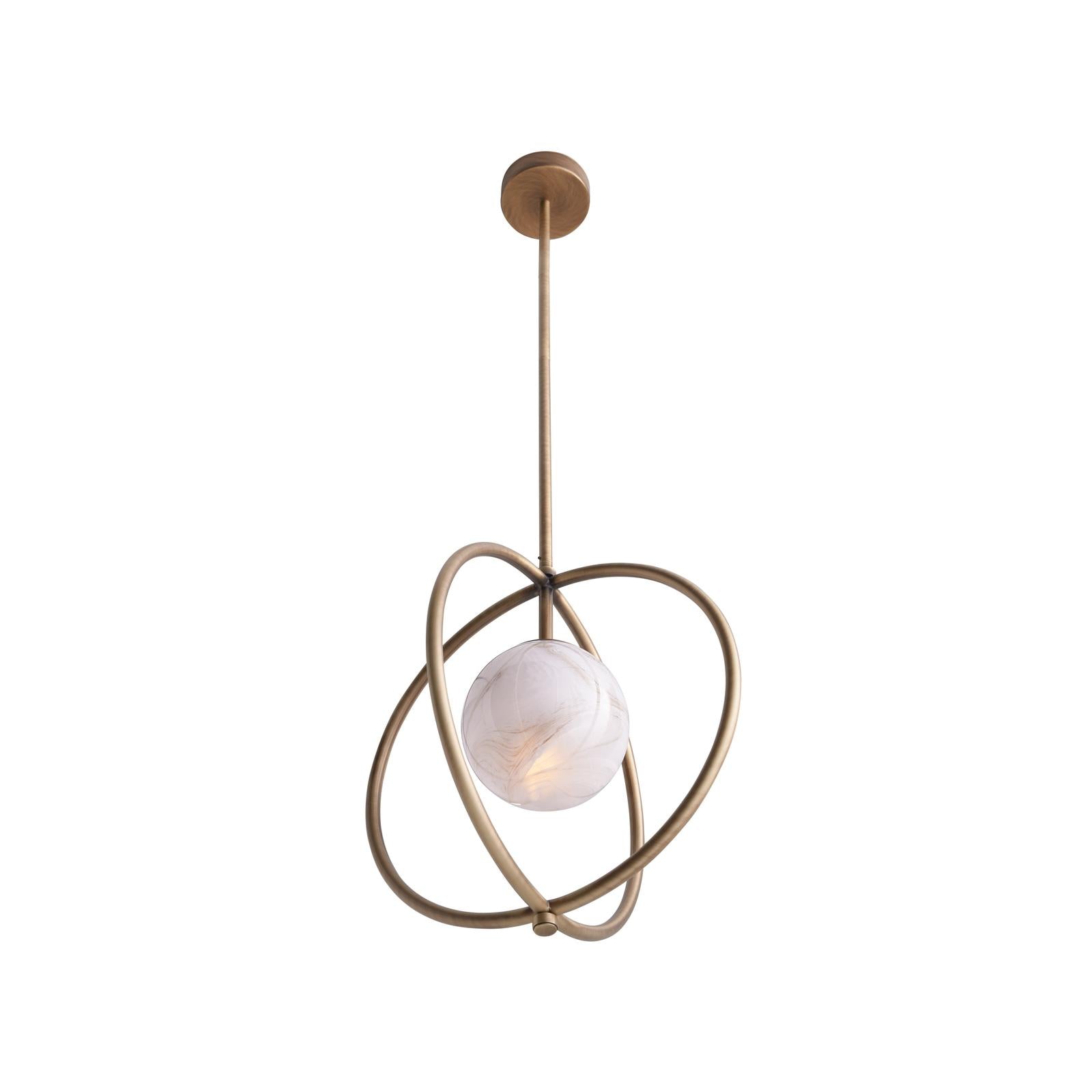 Wildwood Donata Bronze Marble Pendant