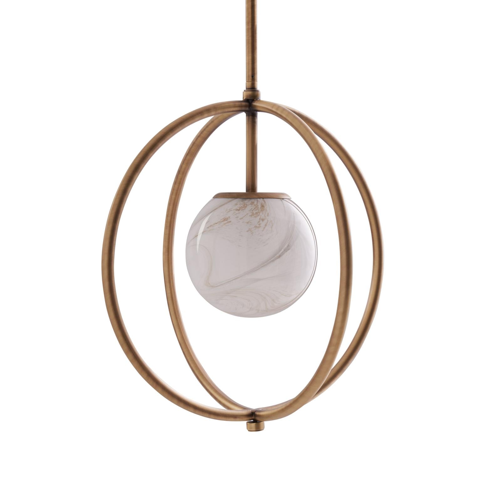 Wildwood Donata Bronze Marble Pendant