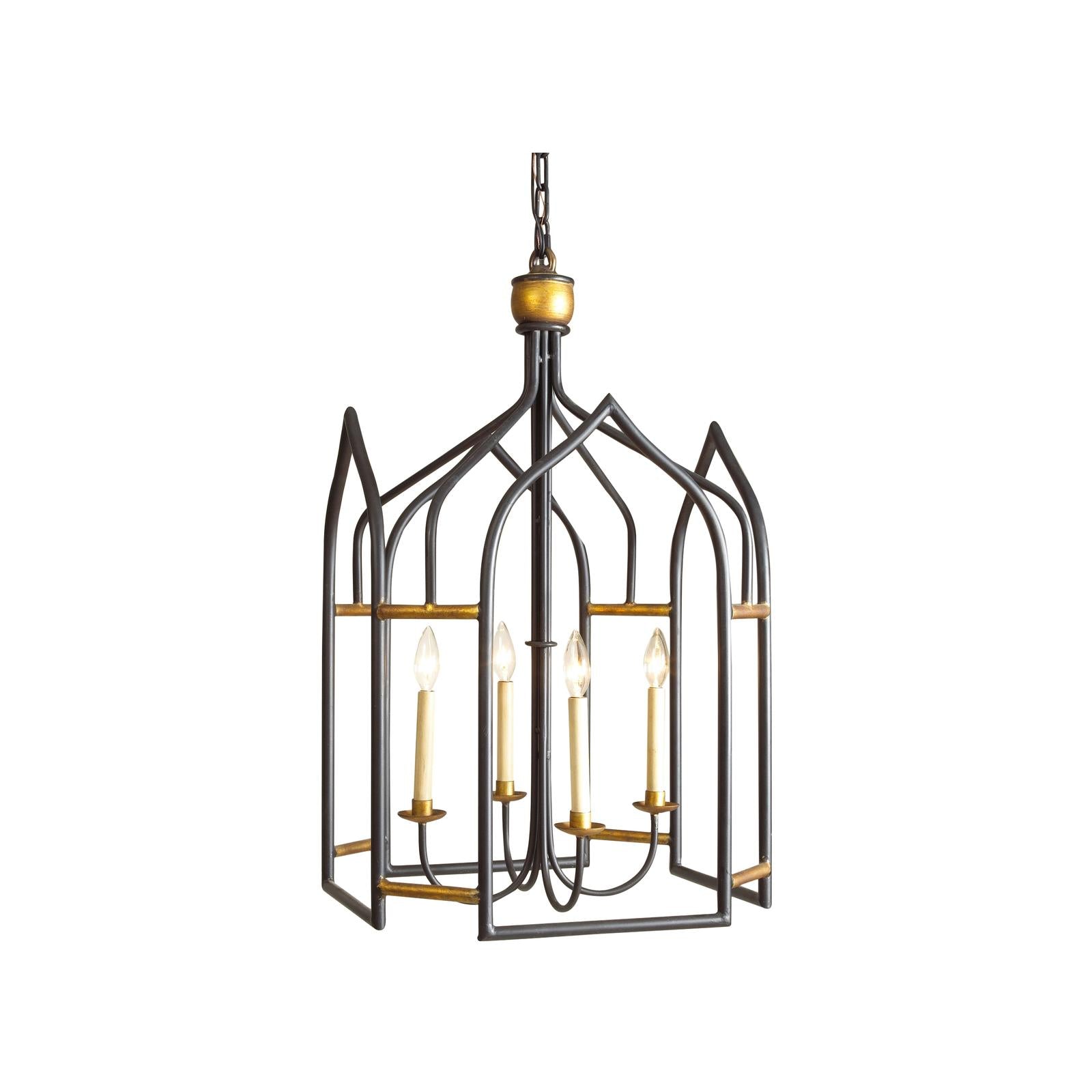 Chelsea House Seville Black Gold Lantern