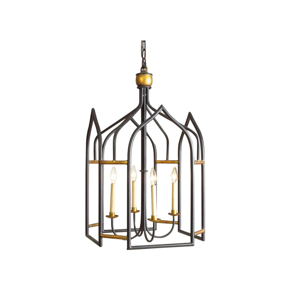 Chelsea House Seville Black Gold Lantern