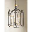 Chelsea House Seville Black Gold Lantern