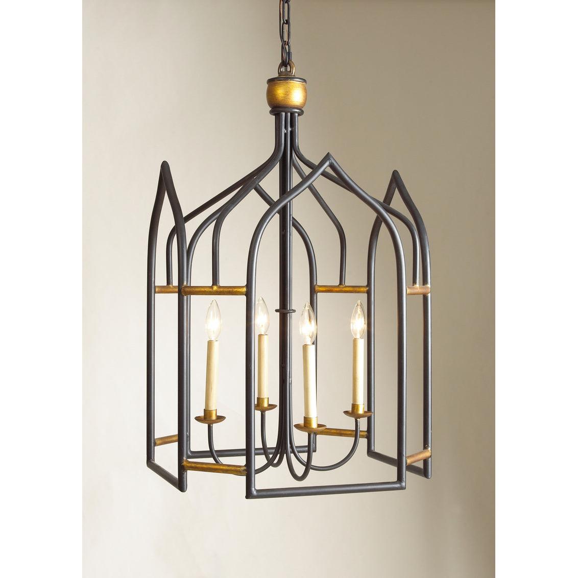 Chelsea House Seville Black Gold Lantern