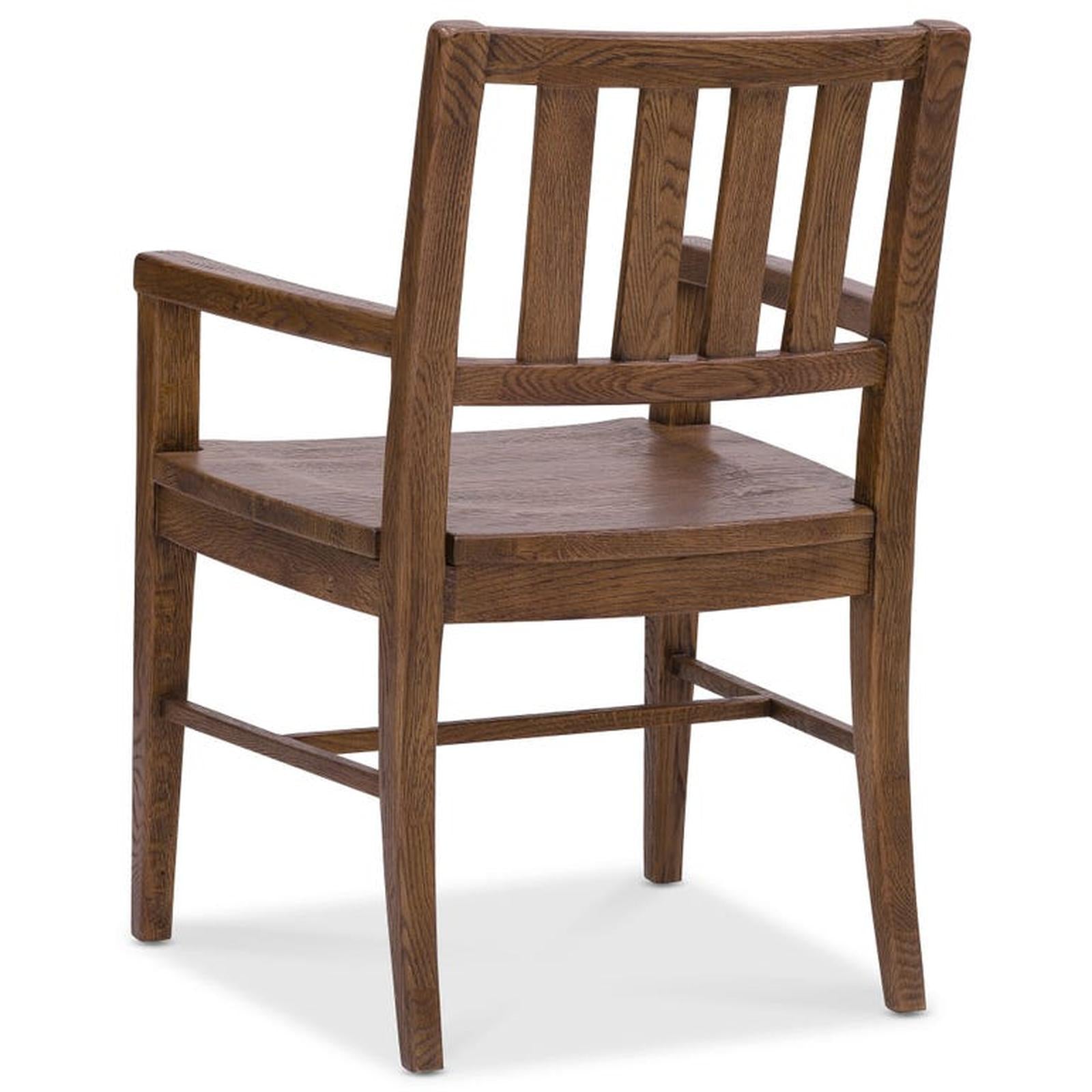 Hooker Furniture Driftwood Splatback Arm Chair