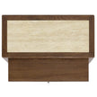 Hooker Furniture Driftwood One-Drawer Nightstand with Stone