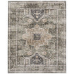 Feizy Augustine 39TVF Traditional Medallion, Tan/Green/Ivory, Rug