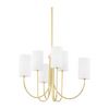 Hudson Valley Lighting Harlem 6 Light 27.5 inch Chandelier Ceiling Light