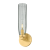 Hudson Valley Lighting Harpswell 1 Light Aged Brass Bath and Vanity Wall Light