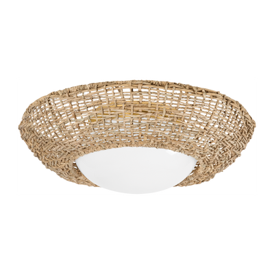 Hudson Valley Lighting Killington 2 Light 24.25 inch Vintage Gold Leaf Flush Mount Ceiling Light