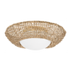Hudson Valley Lighting Killington 2 Light 24.25 inch Vintage Gold Leaf Flush Mount Ceiling Light
