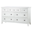 Magnussen Home Heron Cove Chalk White & Dovetail Grey Drawer Dresser