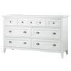 Magnussen Home Heron Cove Chalk White & Dovetail Grey Drawer Dresser