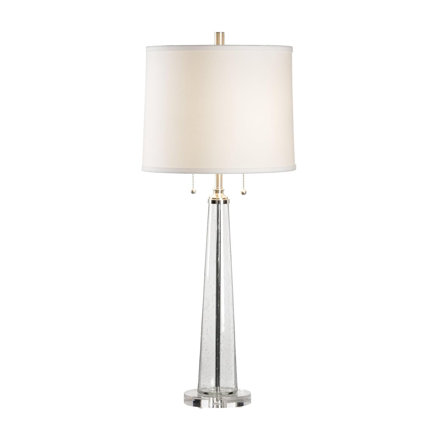 Chelsea House Bubble Glass Column Table Lamp