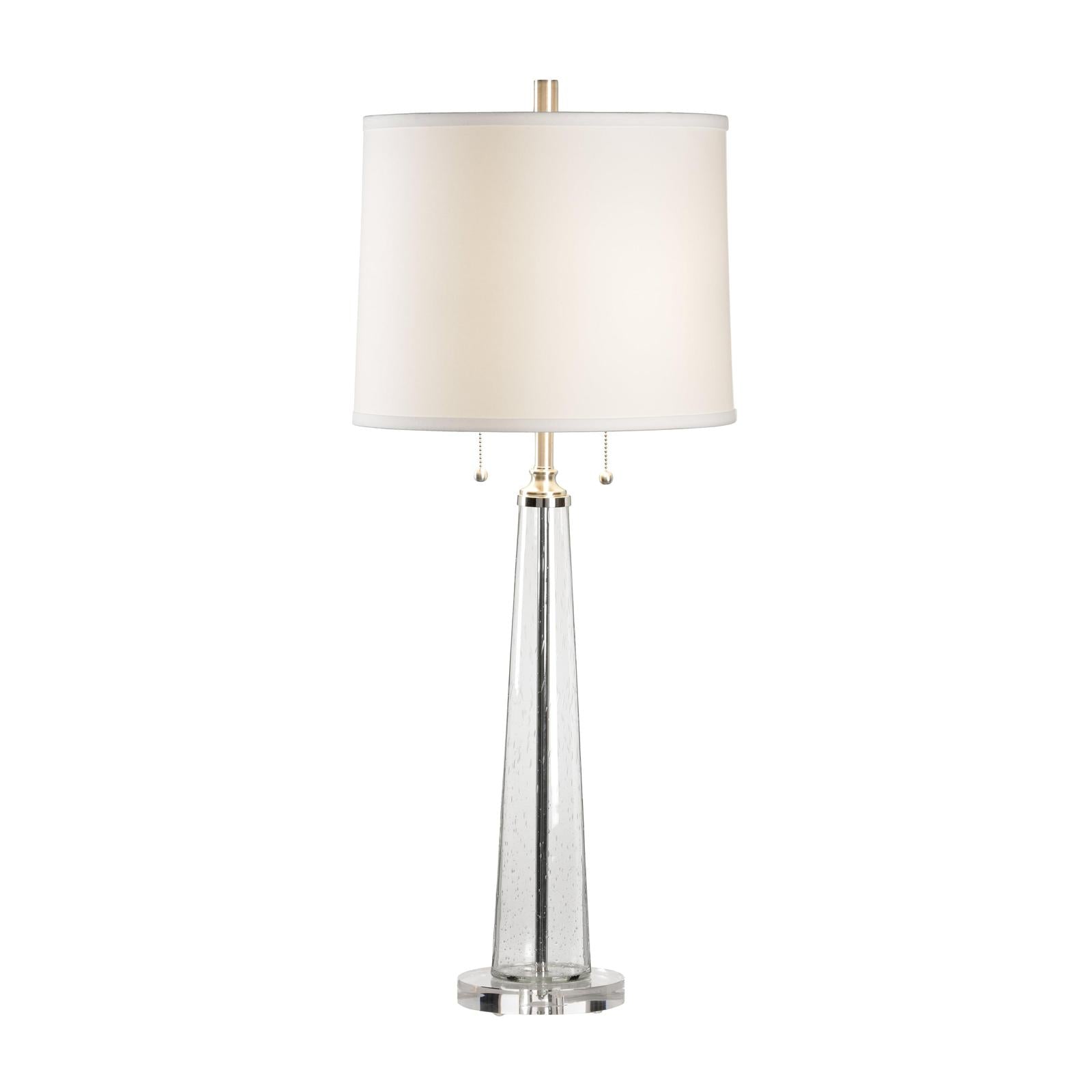 Chelsea House Bubble Glass Column Table Lamp