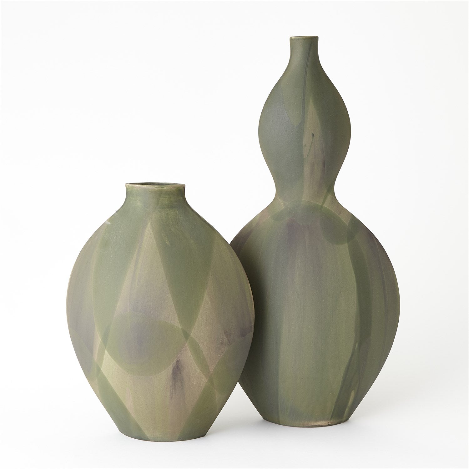 Global Views Washed Green Helios Vase