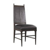 Arteriors Keegan Black Leather Chair