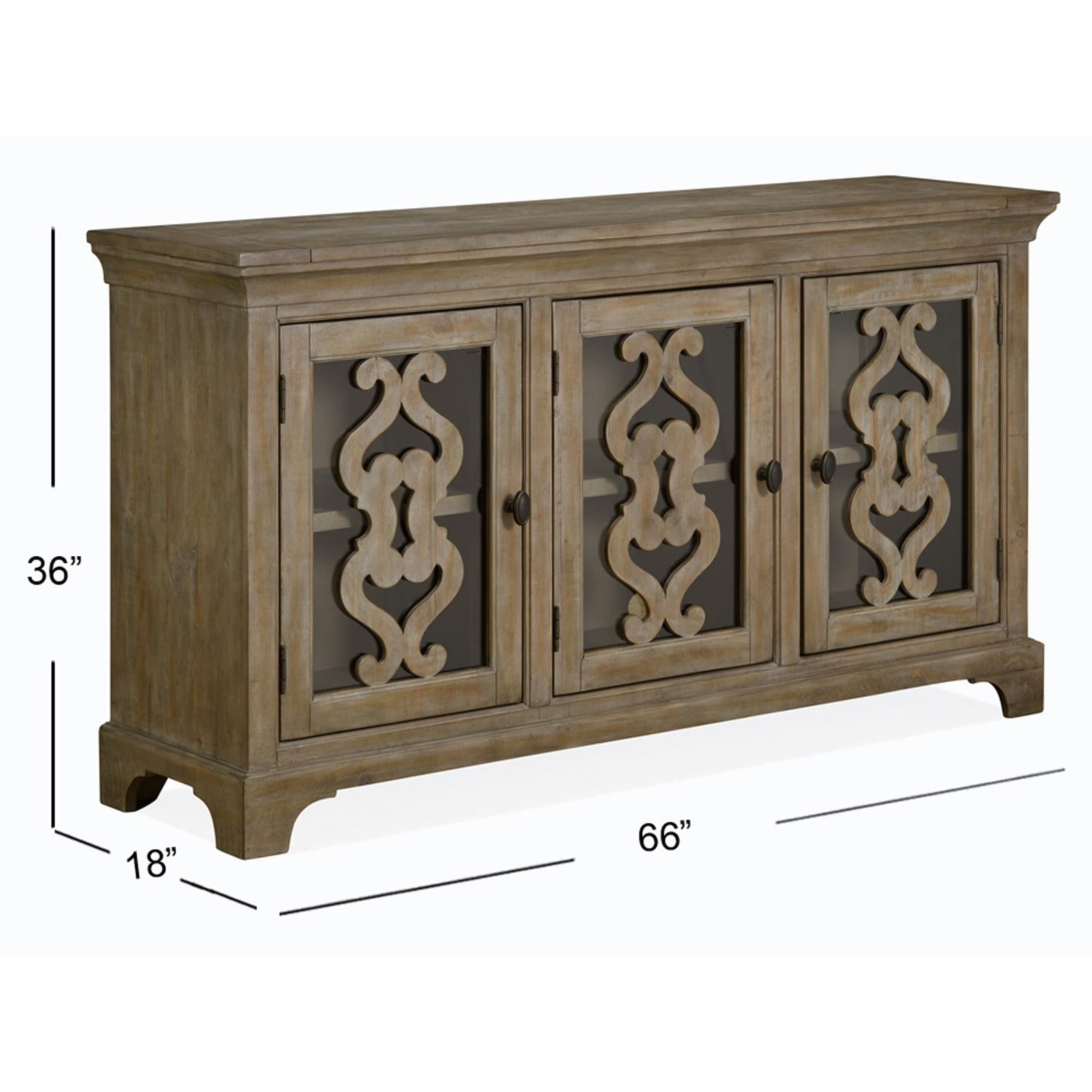 Magnussen Home Tinley Park Dove Tail Grey Server
