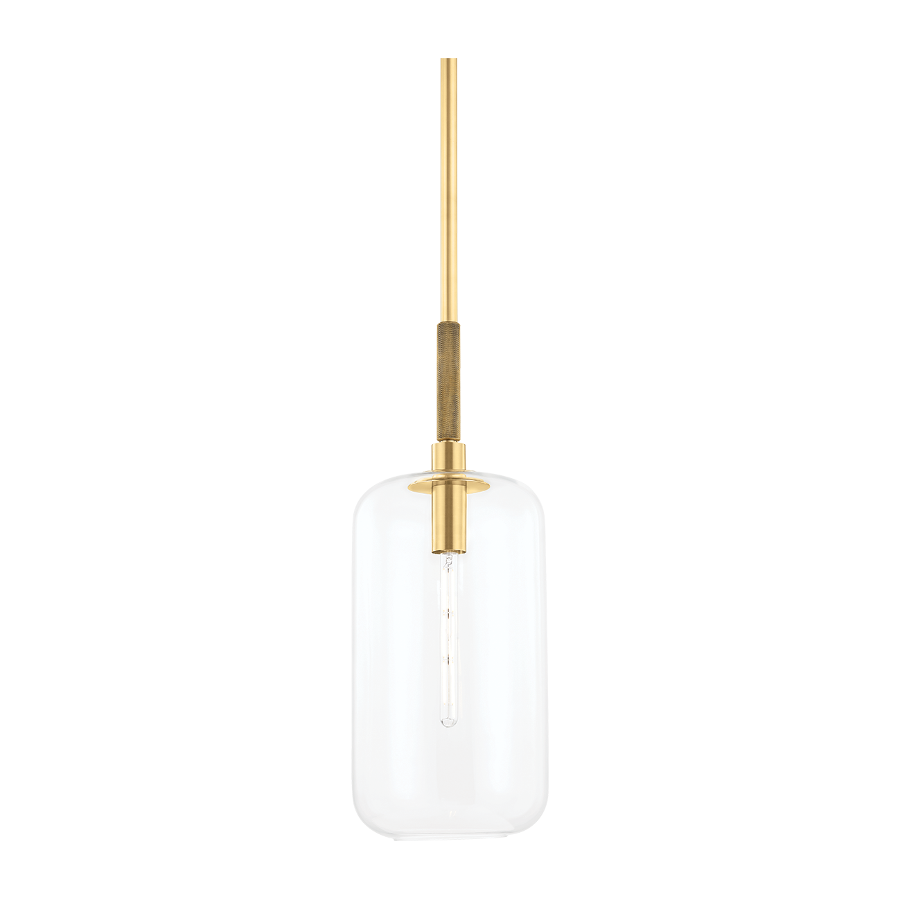 Hudson Valley Lighting Lenox Hill 1 Light 11 inch Aged Brass Pendant Ceiling Light
