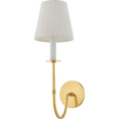 Hudson Valley Lighting Amina 1 Light 6.25 inch Aged Brass Wall Sconce Wall Light