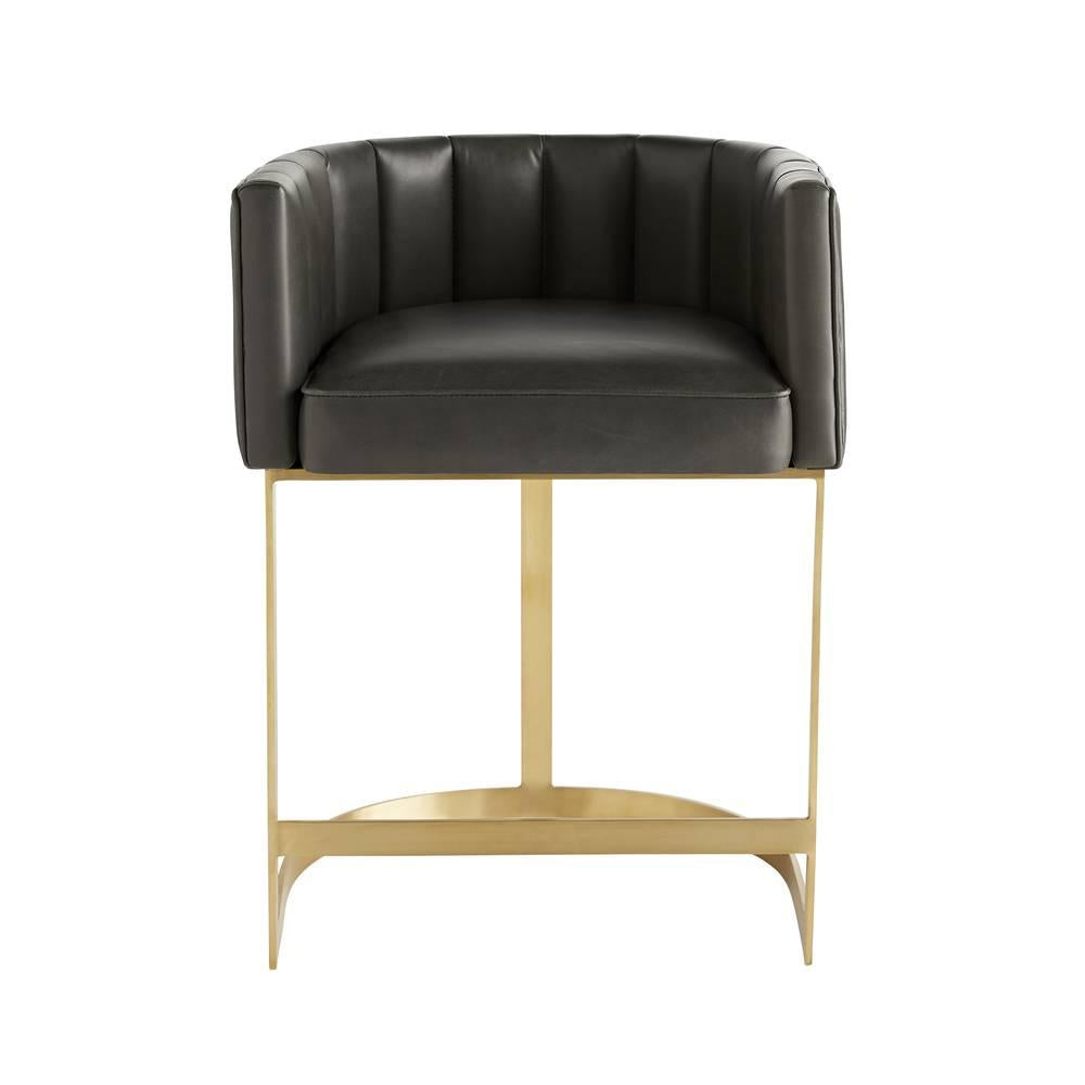 Arteriors Tatum Black Counter Stool