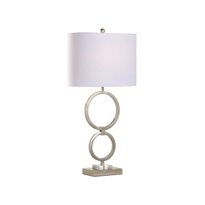 Chelsea House Silver Loop Table Lamp
