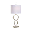 Chelsea House Silver Loop Table Lamp