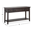 Magnussen Home Westley Falls Graphite Rectangular Sofa Table