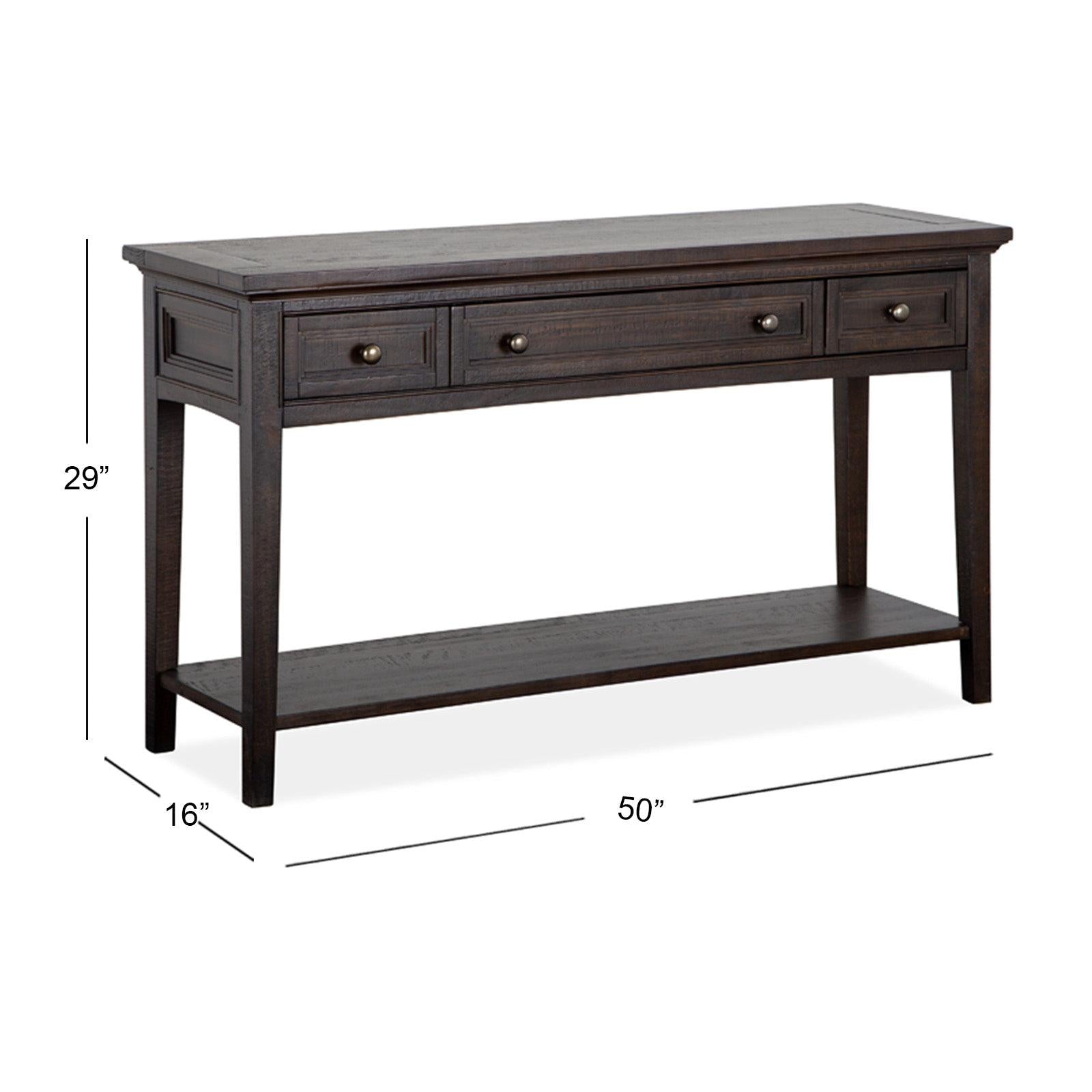 Magnussen Home Westley Falls Graphite Rectangular Sofa Table