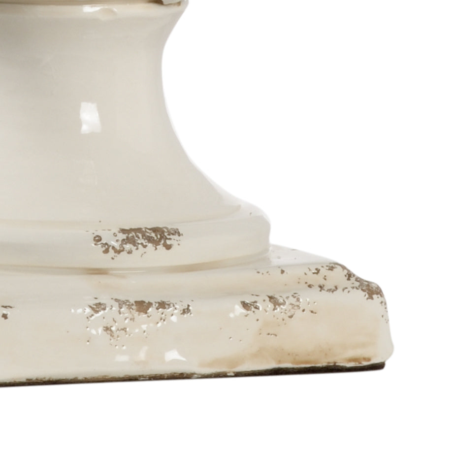Chelsea House Small Cream Artichoke Table Lamp