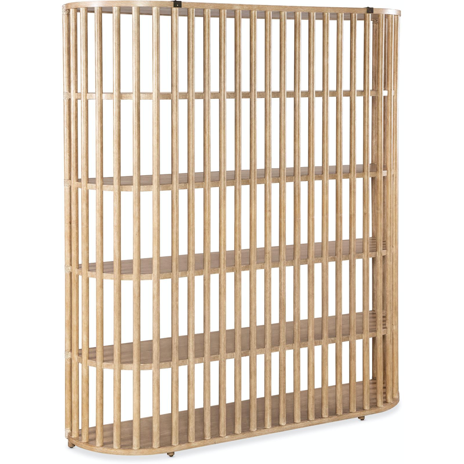 Hooker Furniture Retreat Slatted Bookcase