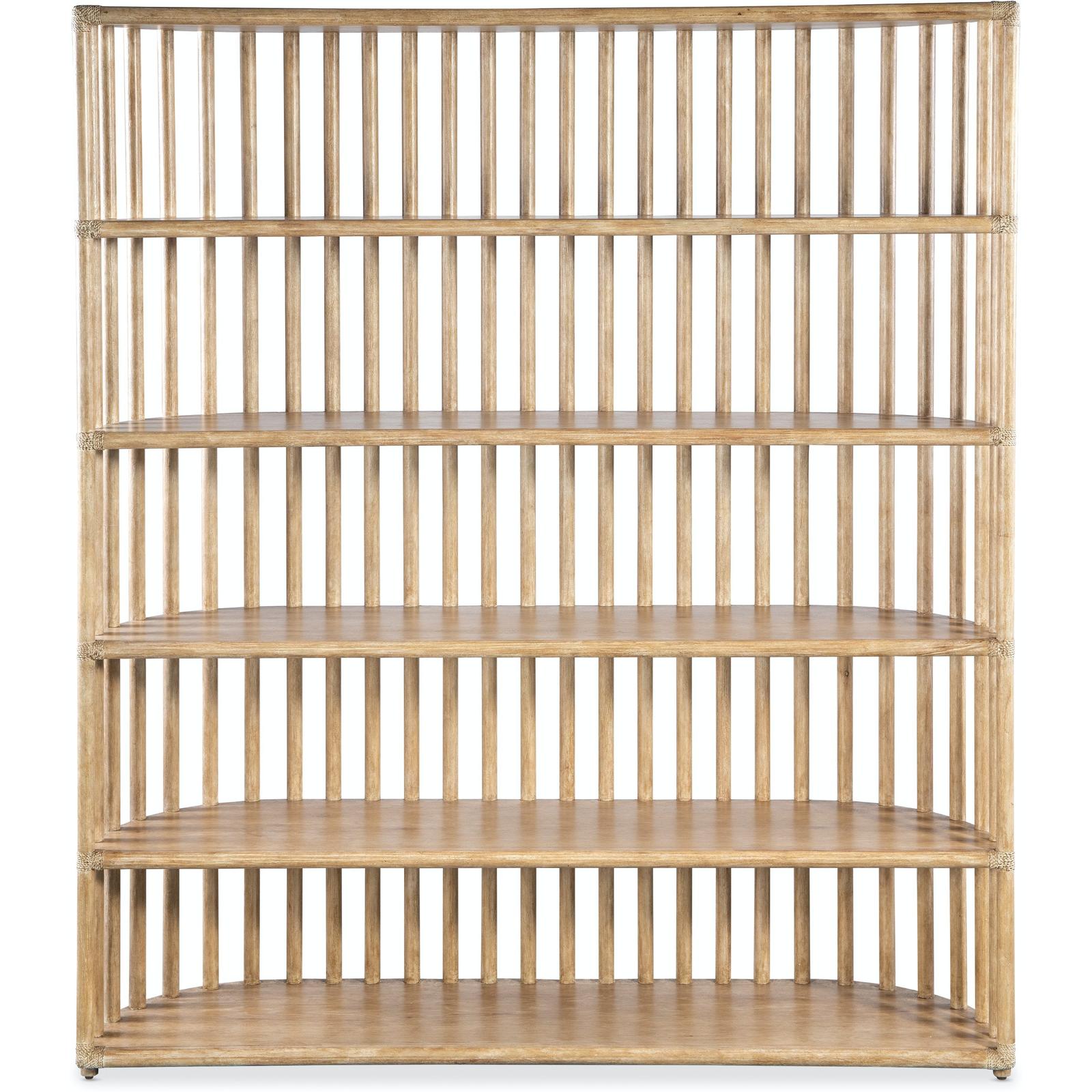 Hooker Furniture Retreat Slatted Bookcase