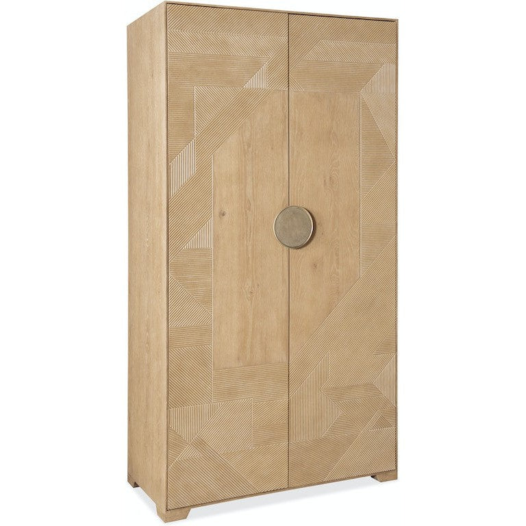Hooker Furniture Retreat Split Rattan Wardrobe