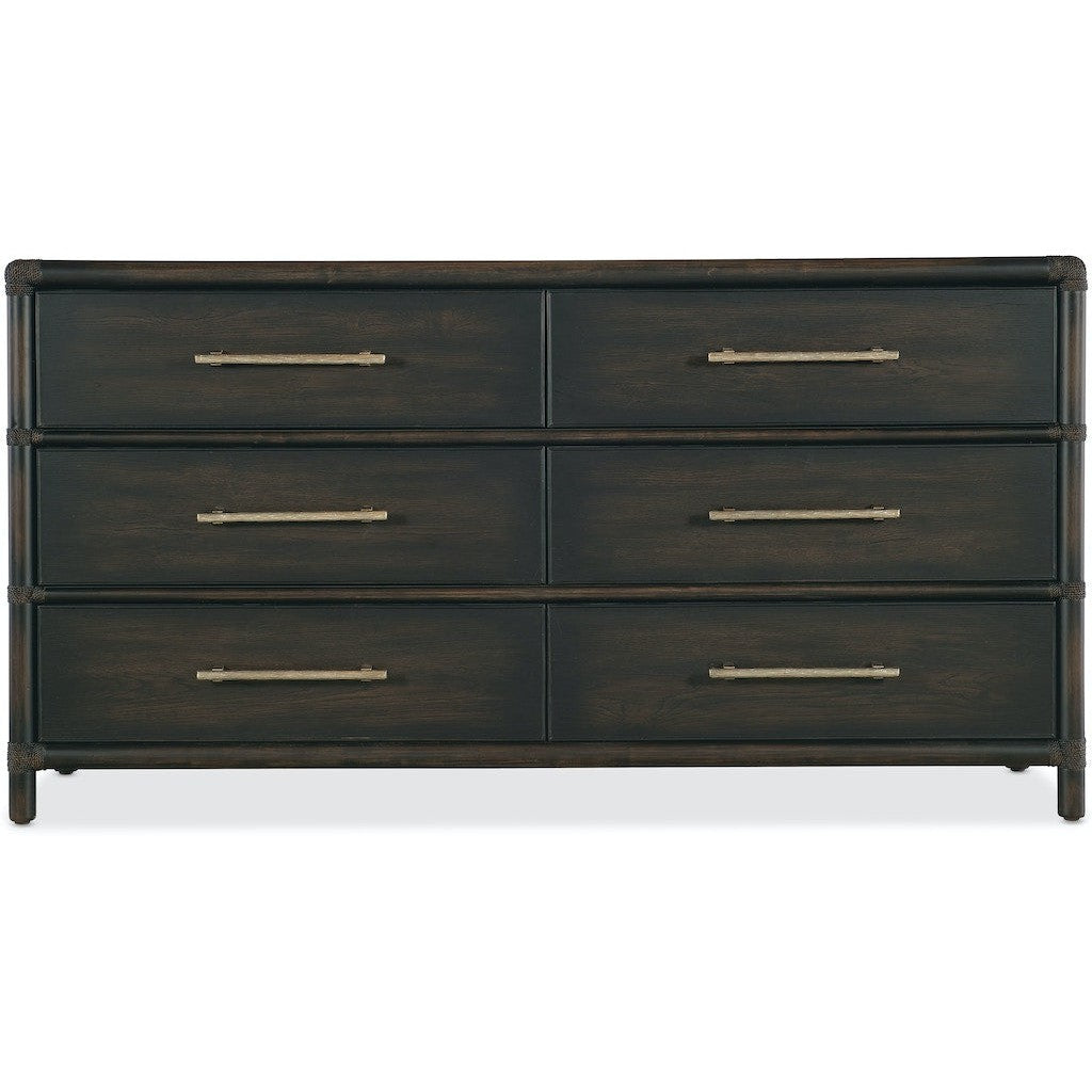 Hooker Furniture Retreat Pole Rattan Dresser