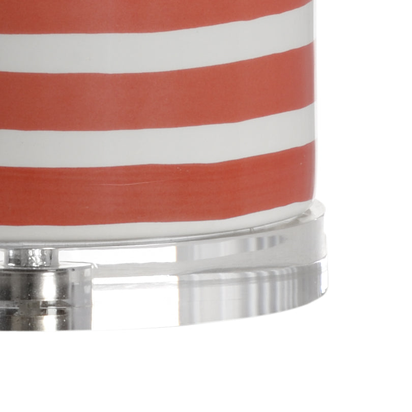 Chelsea House Orange Banded Table Lamp