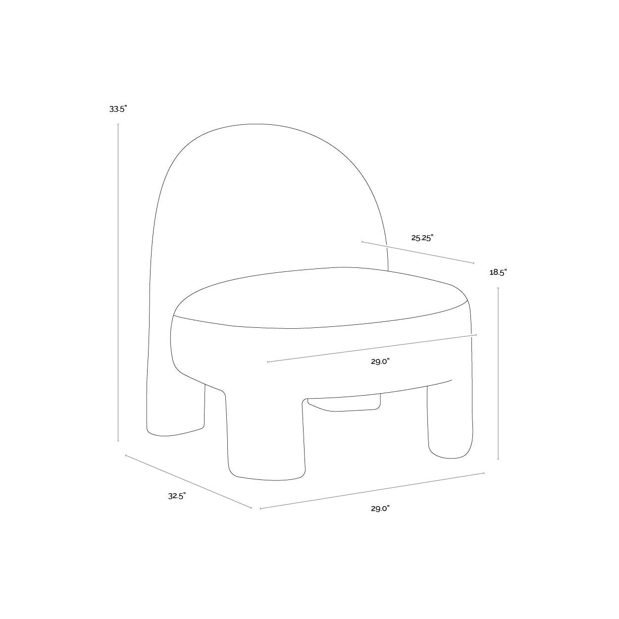 Sunpan Myrtle Lounge Chair