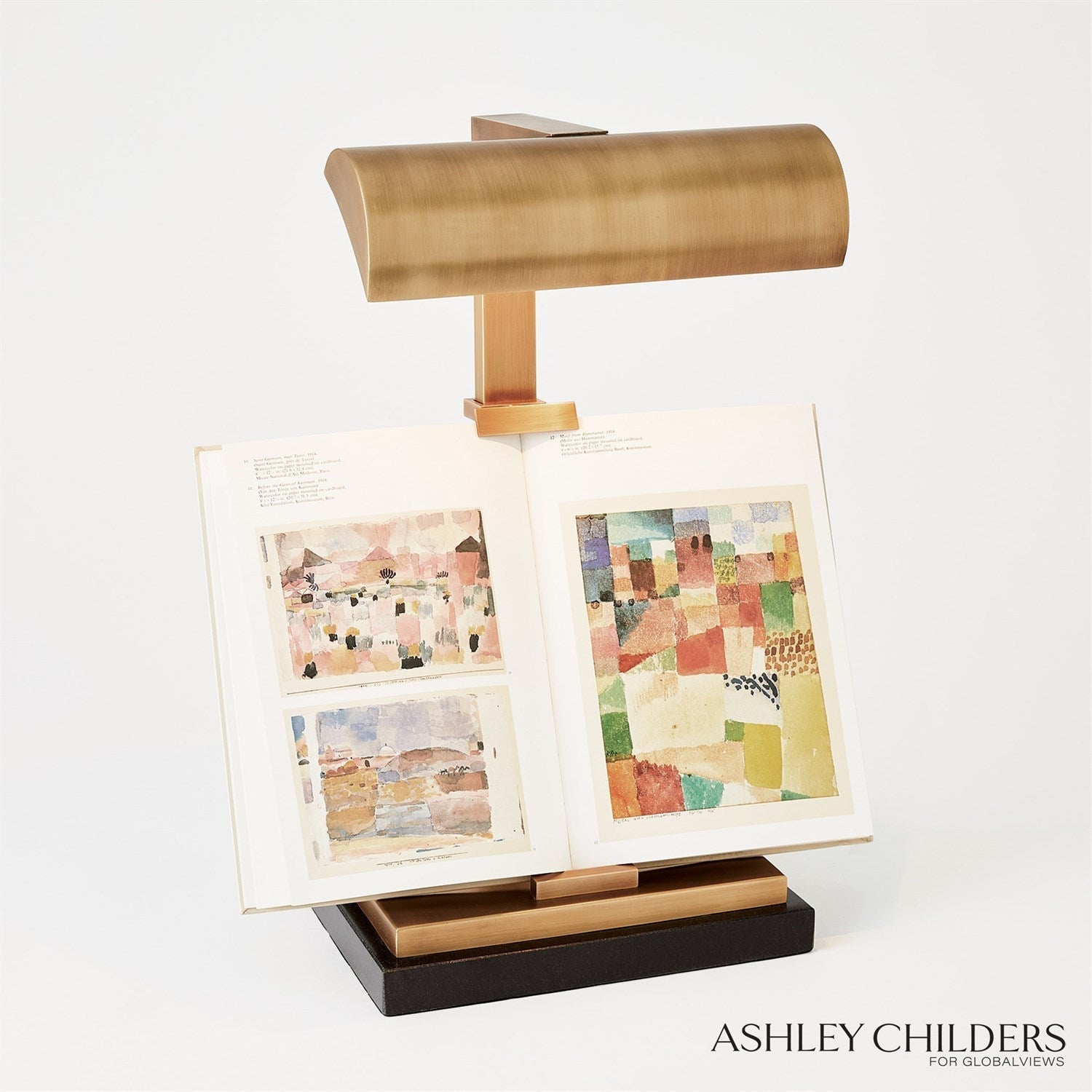 Global Views Tabletop Easel Lamp by Ashley Childers