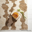 Global Views Dark Beige Ivory Monitor Rug