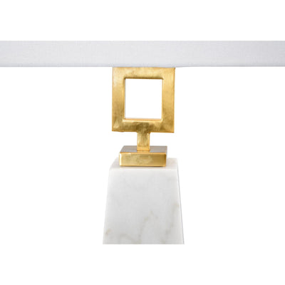 Chelsea House Marble Pyramid Table Lamp