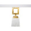 Chelsea House Marble Pyramid Table Lamp