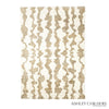 Global Views Dark Beige Ivory Monitor Rug