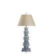 Chelsea House Pagoda Blue and White Table Lamp