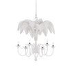 Chelsea House Fern White Chandelier
